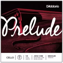 D'Addario Prelude Cello D String 1/4 Size