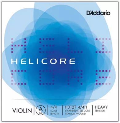 D'Addario Helicore Violin Single A String 4/4 Size Heavy Titanium 3 D'Addario Helicore Violin Single A String 4/4 Size Heavy Titanium