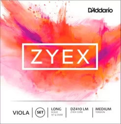 D'Addario Zyex Series Viola String Set 16+ Long Scale Medium