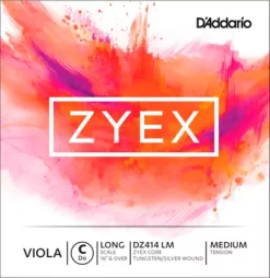 D'Addario Zyex Series Viola C String 16+ Long Scale Medium