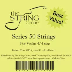The String Centre Series 50 Violin String Set 1/8 Size