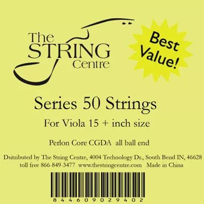 The String Centre Series 50 Viola String Set 15+ In. 3 The String Centre Series 50 Viola String Set 15+ In.