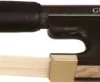 Glasser Cello Bow Braided Carbon Fiber, Fully Lined Ebony Frog, Nickel Wire Grip & Tip - 4/4 Round 4/4 Size -Orchestral Oasis shop 464309000930901 IMAGE 00