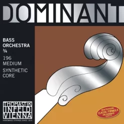 Thomastik Dominant Bass Strings Set, Medium, Solo 3/4 Size