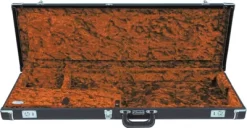 Fender Precision Bass Hardshell Case Black Orange Plush Interior -Orchestral Oasis shop 541532000001942 IMAGE 02