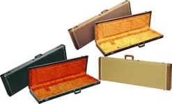 Fender Jazz Bass Hardshell Case Tweed Red Plush Interior