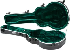 SKB SKB-20 Deluxe Jumbo Acoustic/Archtop Electric Guitar Case Black -Orchestral Oasis shop 541665000001000 IMAGE 03