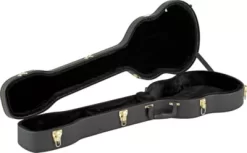 Musician's Gear Electric Bass Case Violin Shaped Black -Orchestral Oasis shop 541852000001000 IMAGE 04