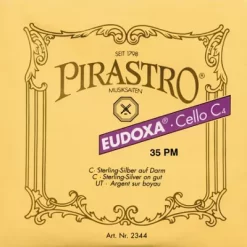Pirastro Eudoxa Series Cello D String 4/4 - 24-1/2 Gauge