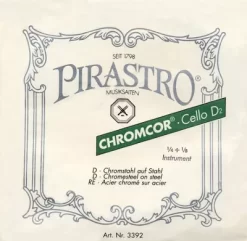 Pirastro Chromcor Series Cello D String 1/4-1/8