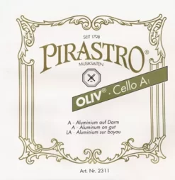 Pirastro Oliv Series Cello A String 4/4 - 22-1/2 Gauge