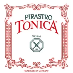 Pirastro Tonica Series Violin String Set 4/4 Size Medium - E String Steel / Alum Ball End