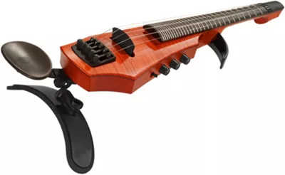 NS Design CR5 Fretted Electric Violin Amber 5 NS Design CR5 Fretted Electric Violin Amber - Image 3
