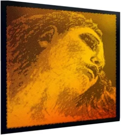 Pirastro Evah Pirazzi Gold Violin String Set 4/4 Medium Gold G Ball E