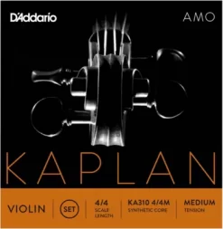 D'Addario Kaplan Amo Series Violin String Set 4/4 Size Medium