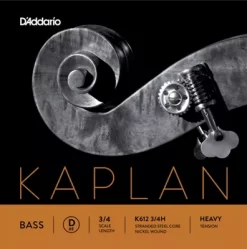 D'Addario Kaplan Series Double Bass D String 3/4 Size Heavy