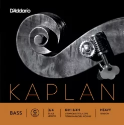 D'Addario Kaplan Series Double Bass G String 3/4 Size Heavy