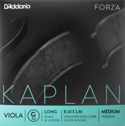 D'Addario Kaplan Series Viola G String 16+ Long Scale Medium