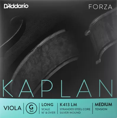 D'Addario Kaplan Series Viola G String 16+ Long Scale Medium 3 D'Addario Kaplan Series Viola G String 16+ Long Scale Medium