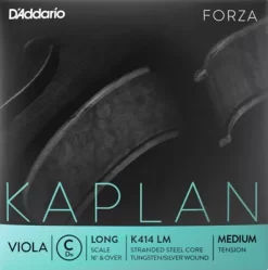D'Addario Kaplan Series Viola C String 16+ Long Scale Medium