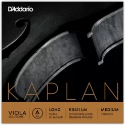 D'Addario Kaplan Solutions Series Viola A String 16+ Long Scale Medium