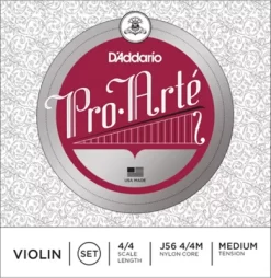 D'Addario Pro-Arte Series Violin String Set 4/4 Size