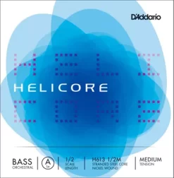 D'Addario Helicore Orchestral Series Double Bass A String 1/2 Size