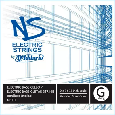 D'Addario NS Electric Bass Cello / Electric Bass G String 4 D'Addario NS Electric Bass Cello / Electric Bass G String - Image 2