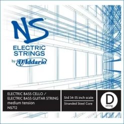 D'Addario NS Electric Bass Cello / Electric Bass D String 5 D'Addario NS Electric Bass Cello / Electric Bass D String -Orchestral Oasis shop J17707000000000 IMAGE 01