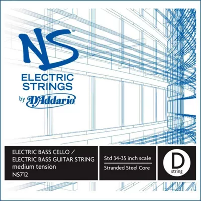 D'Addario NS Electric Bass Cello / Electric Bass D String 4 D'Addario NS Electric Bass Cello / Electric Bass D String - Image 2