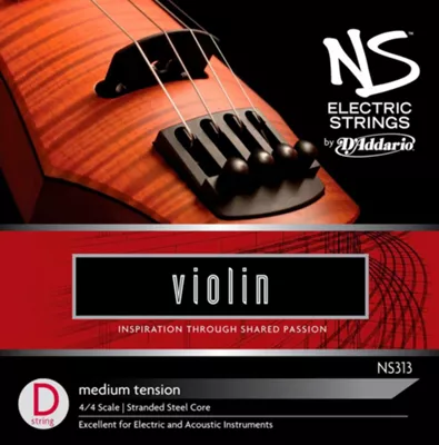 D'Addario NS Electric Violin D String 3 D'Addario NS Electric Violin D String
