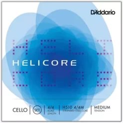 D'Addario Helicore Series Cello String Set 4/4 Size Medium