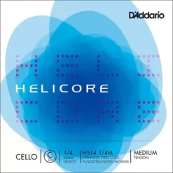 D'Addario Helicore Series Cello C String 1/4 Size