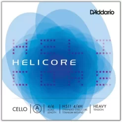 D'Addario Helicore Series Cello A String 4/4 Size Heavy