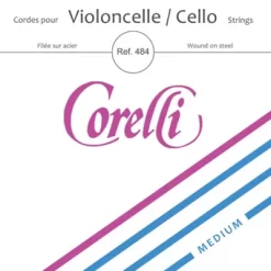 Corelli Series Cello C String 4/4 Size Medium Loop End