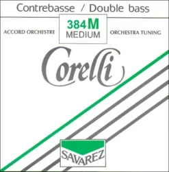 Corelli Orchestral Nickel Series Double Bass E String 3/4 Size Medium Ball End