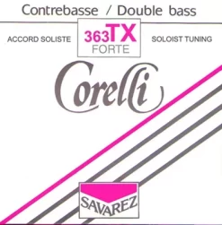 Corelli Solo TX Tungsten Series Double Bass B String 3/4 Size Heavy Ball End