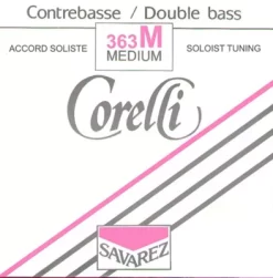 Corelli Solo Tungsten Series Double Bass B String 3/4 Size Medium Ball End