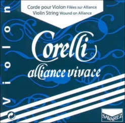 Corelli Alliance Vivace Violin D String 4/4 Size Medium Loop End