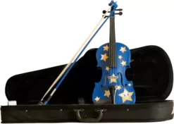Rozanna's Violins Twinkle Star Blue Glitter Series Violin Outfit 4/4 9 Rozanna's Violins Twinkle Star Blue Glitter Series Violin Outfit 4/4 -Orchestral Oasis shop J45872000001000 IMAGE 03