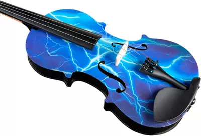 Rozanna's Violins Blue Lightning Series Violin Outfit 4/4 6 Rozanna's Violins Blue Lightning Series Violin Outfit 4/4 - Image 4