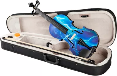 Rozanna's Violins Blue Lightning Series Violin Outfit 4/4 8 Rozanna's Violins Blue Lightning Series Violin Outfit 4/4 - Image 6