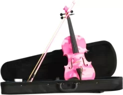 Rozanna's Violins Pink Camouflage Series Violin Outfit 4/4 -Orchestral Oasis shop J45893000001000 IMAGE 03