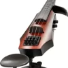 NS Design NXTa Active Series 4-String Fretted Electric Violin In Sunburst 4/4