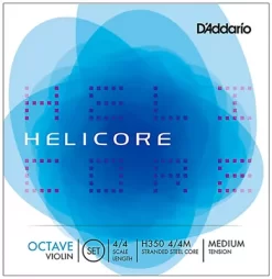D'Addario Helicore Octave Violin Set - H350 4/4 Size, Medium