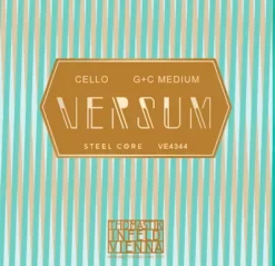 Thomastik Versum Tungsten G And C Cello String Combo Pack 4/4 Size, Medium