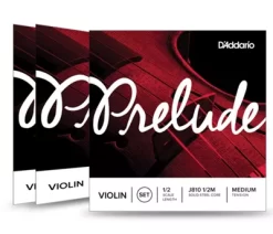 D'Addario Prelude Violin String Set 3 Box Special 1/2 Size, Medium