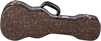 Luna Guitars Tooled Leather Concert Ukulele Hard Case Brown 3 Luna Guitars Tooled Leather Concert Ukulele Hard Case Brown