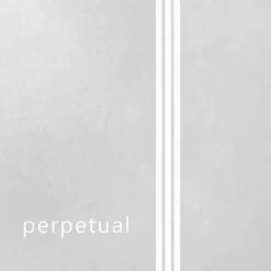 Pirastro Perpetual Series Violin D String 4/4 Size Silver Wound, Medium Gauge, Ball End