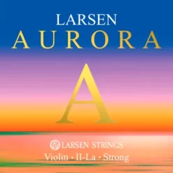Larsen Strings Aurora Violin A String 4/4 Size Aluminum Wound, Heavy Gauge, Ball End